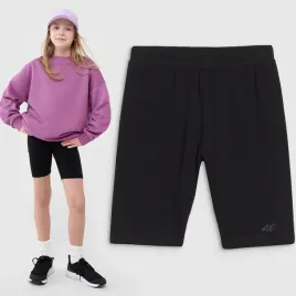 legginsy-dziewczece-4f-kolarki-bawelniane-spodenki-sportowe-czarne-152