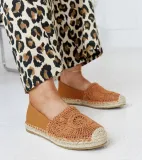 brazowe-espadryle-z-haftem-kalba-stan-nowy