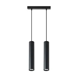 lampa-wiszaca-sufitowa-regulowana-led-2xgu10-tuba-zwis-czarna