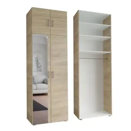 Zdjęcie produktu SZAFA MAJA 80x242 CM - DĄB SONOMA - SZAFA Z LUSTREM / SZAFA Z NADSTAWKĄ