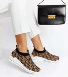 czarno-brazowe-buty-slip-on-tartano