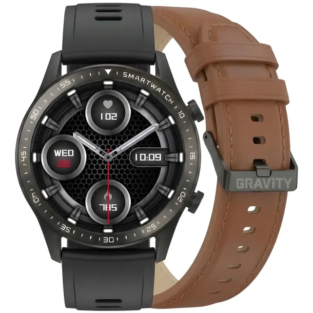 smartwatch-gravity-czarny-2-paski-gt10-4-stan-nowy-producent-gravity