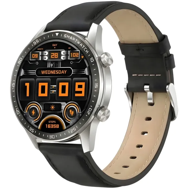 smartwatch-gravity-srebrny-2-paski-gt10-7-stan-opakowania-oryginalne