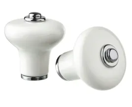 ikea-klingstorp-galka-kremowy-chrom-30-mm-2-sztuki