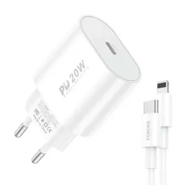 ladowarka-sieciowa-foneng-eu39-20w-1x-usb-pd-3-0-kabel-usb-c-do-lightni