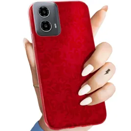 etui-do-motorola-moto-g34-5g-wzory-czerwone-serca-roze-obudowa-pokrowiec