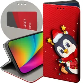 etui-z-klapka-do-xiaomi-redmi-note-9-wzory-swieta-christmas-mikolaj-pingwin