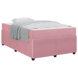 ramka-lozka-z-materacem-rozowy-120-x-190-cm-tkanina
