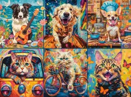 puzzle-2000-ukladanka-kolaz-kolorowe-psy-koty-pies-kot-zwierzeta-9-castor