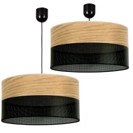 lampa-wiszaca-zyrandol-duzy-abazur-z-dziurkami-drewno-40-cm-e27-led