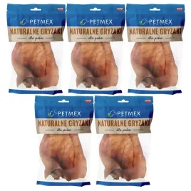 ucho-wieprzowe-przysmak-gryzak-naturalny-suszony-dla-psa-petmex-5szt