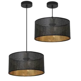 lampa-wiszaca-sufitowa-azurowy-abazur-dziurki-30cm