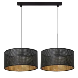 lampa-wiszaca-zyrandol-azurowy-abazur-dziurki-30cm