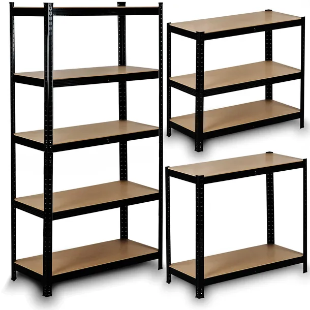 Regał Metalowy Magazynowy 150x75x30cm 750kg 2w1