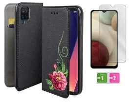 etui-z-klapka-do-samsung-galaxy-a12-m12-case-wzory-obudowa-szklo-na-ekran
