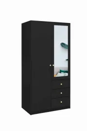 szafa-siena-d2-szerokosc-100-cm-czarna-lustro-dwudrzwiowa-3-szuflady