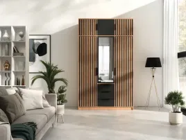 szafa-bali-lux-d3-z-nadstawka-szerokosc-149-cm-dab-wotan-czarny-lamele-lu