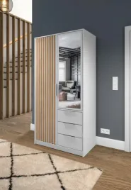 szafa-bali-lux-d2-szerokosc-100-cm-bialy-dab-wotan-lamele-lustro-dwudrzwi