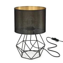 lampka-nocna-stolowa-z-abazurem-dziurki-azur