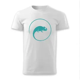 koszulka-meska-z-nadrukiem-t-shirt-kameleon-bialy-xxl