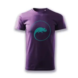 koszulka-meska-z-nadrukiem-t-shirt-kameleon-fioletowy-xxl