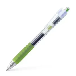 dlugopis-automatyczny-zelowy-fast-gel-07-mm-jasno-zielony-faber-castell