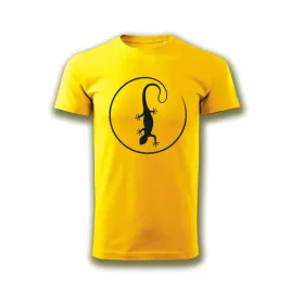 koszulka-meska-z-nadrukiem-t-shirt-jaszczurka-zolty-l
