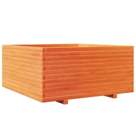 donica-ogrodowa-woskowy-braz-100x100x495-cm-drewno-sosnowe