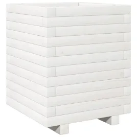 donica-ogrodowa-biala-40x40x495-cm-lite-drewno-sosnowe