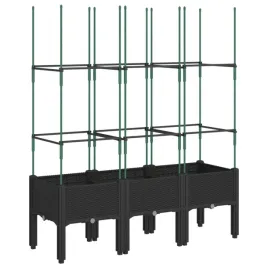 donica-ogrodowa-z-kratka-czarna-120x40x1425-cm-pp