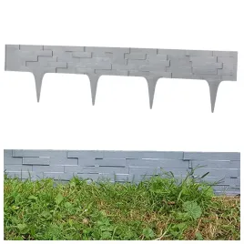 palisada-ogrodowa-stone-78-cm-obrzeze-plotek-trawnikowy-grafit