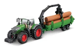 fendt-1050-vario-zielony-traktor-z-przyczepa-ladowarka-do-drzewa-bburago