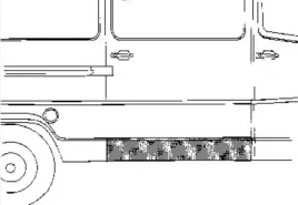 mercedes-w601-w602-207-410-reperaturka-poszycie-boku-prawa-strona-1977-95