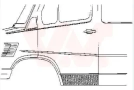 mercedes-w601-w602-207-410-reperaturka-poszycie-drzwi-niskie-lewy-przod