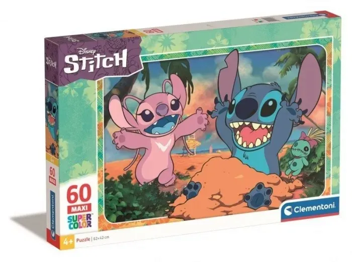 puzzle-60-maxi-super-kolor-stitch-26596-stan-nowy
