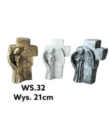 figura-krzyz-z-aniolem-8x14x22cm-szary