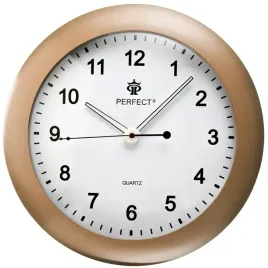 zegar-scienny-perfect-bialy-zloty-30cm-bateria-maxell-aa-3szt