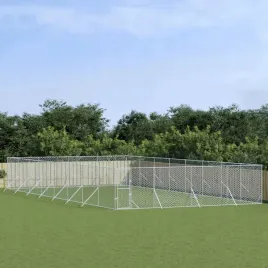 kojec-zewnetrzny-dla-psa-srebrny-8x16x2-m-stal-galwanizowana