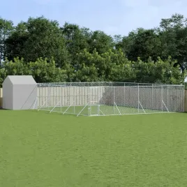 kojec-dla-psa-z-dachem-srebrny-10x10x25m-stal-galwanizowana