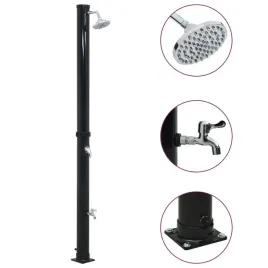 prysznic-solarny-czarny-220-cm-20-l