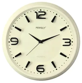 zegar-scienny-perfect-kremowy-32cm-bateria-aa-1szt