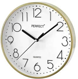 zegar-scienny-perfect-zloty-224cm-bateria-aa-1szt