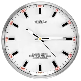 zegar-scienny-chermond-bialy-34cm-bateria-aa-1szt