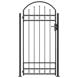 furtka-ogrodzeniowa-z-gornym-lukiem-i-2-slupkami-105-x-204-cm