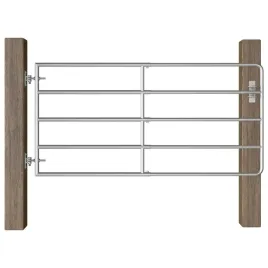furtka-do-zagrody-5-pretow-stal-95-170-x90-cm-srebrna