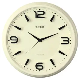 zegar-scienny-perfect-kremowy-32cm-bateria-aa-1szt