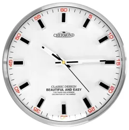 zegar-scienny-chermond-bialy-34cm-bateria-aa-1szt