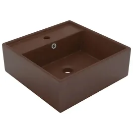 kwadratowa-umywalka-z-przelewem-matowa-ciemnobrazowa-41x41-cm