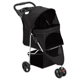 skladany-wozek-dla-psa-czarny-80x46x98-cm-tkanina-oxford