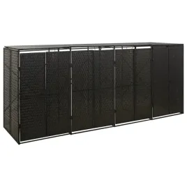 oslona-na-4-kosze-na-smieci-czarna-274x80x117-cm-polirattan
